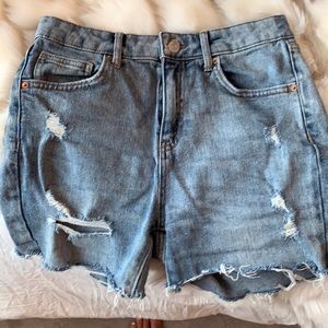 denim shorts